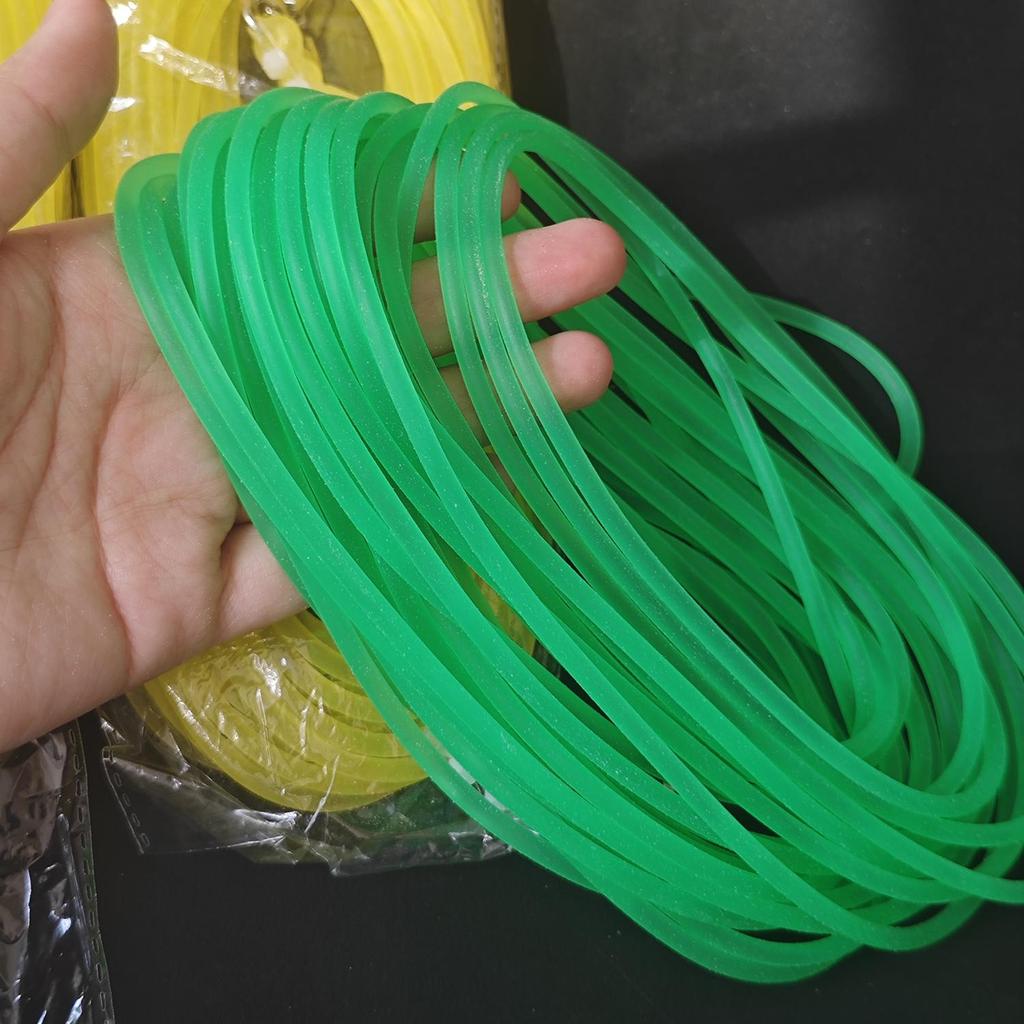 1PC Rubber Solid Slip Rope, Tensile and Elastic Rod Guard Rope, Fish Slide Rope, Fishing Gear, 5M  15M  20M
