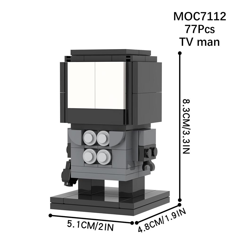 

MOOXI Разнообразие Игровых Персонажей Кирпичноголовые MOC Кирпич Сделай сам Взрослые Детские Игрушки Набор Строительных Блоков Монтессори Подарки Украшение Комнаты