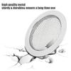 2PCS Resonator Guitar Sound Hole Cover Inserts Screen Metal for   Parts(Gold)