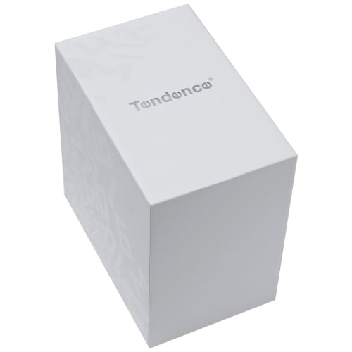 Tendence Gulliver Round Chronograph Watch, 51mm, White Dial, Stainless Steel, Mineral Glass, Quartz Movement, TY046019