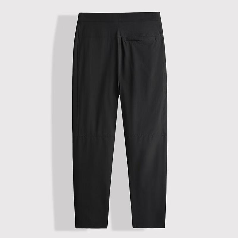 Dibinze Men's Plus Size Thin Elastic Straight Leg Casual Pants