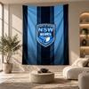 Decorative Tapestry,NSW Blues Printed Wall Art, Lightweight Wall Hanging For Bedroom Background