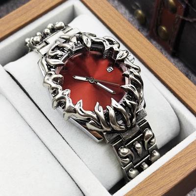 Men's High-end Claw Watch Retro European and American Style Irregular Steel Strip Waterproof Male Fashion Quartz Watches Gift
