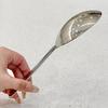 1Pc Stainless Steel Ladles For Serving Soup Rice Serving Spoon Drain Hole Heat Insulated Handle Kitchen Utensils For Daily Use