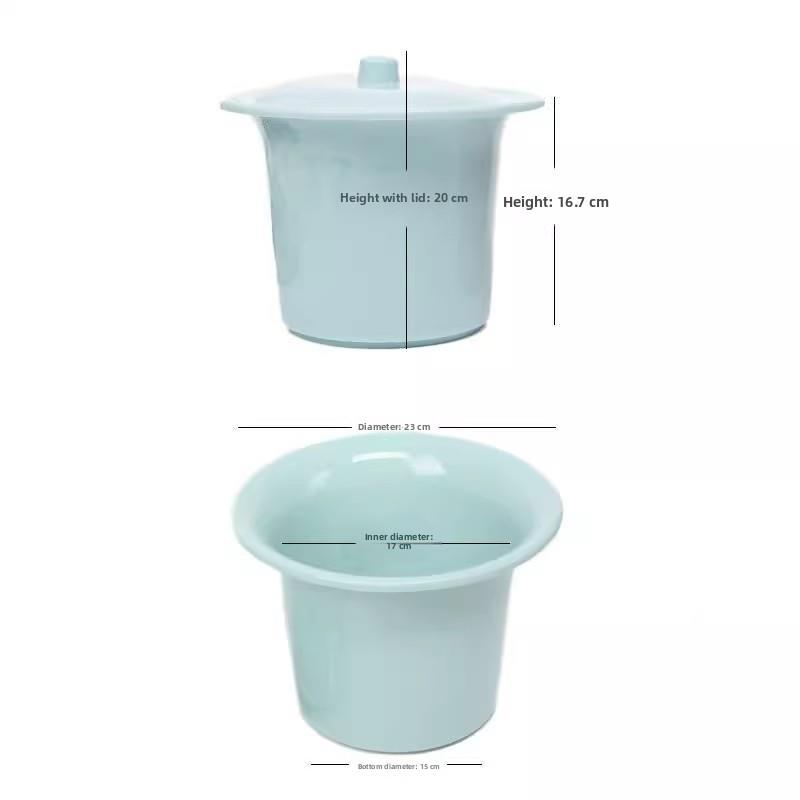 Maternity Urinal Bucket Home Use Odor Control Women's Bedroom Urinal Bottle Nighttime Urinal Female Urinal Basin with Lid