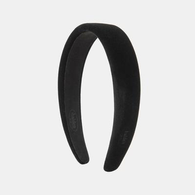 Halden Emboss Logo Velvet Hairband (H003_black)