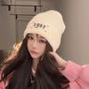 Women's Winter Warm Big Head Knitted Hat Korean Style Fashionable and Versatile Student Windproof Ear Protection Wool Hat