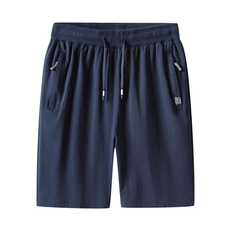 Pantaloncini estivi da uomo in cotone larghi con tasche, leggeri, traspiranti, casual, da corsa, sportivi, da allenamento, con coulisse in vita, da spiaggia