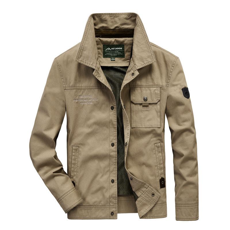 

Весна и осень Новая мужская куртка Повседневная свободная куртка большого размера Куртка мужская куртка для активного отдыха XXXXL