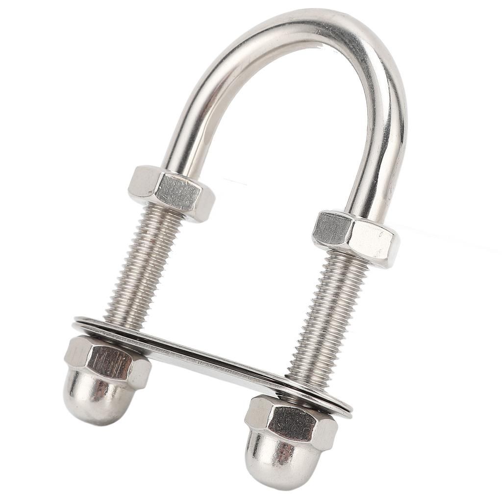 Marine U-bolter 316 Rustfritt Stål Speilpolert Båttilbehør for Yacht M10x95x45mm