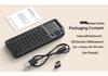 Bluetooth Wireless Dual-Mode Mini Keyboard with 2.4G Connectivity and Laser Light for Mobile Phones and Tablets