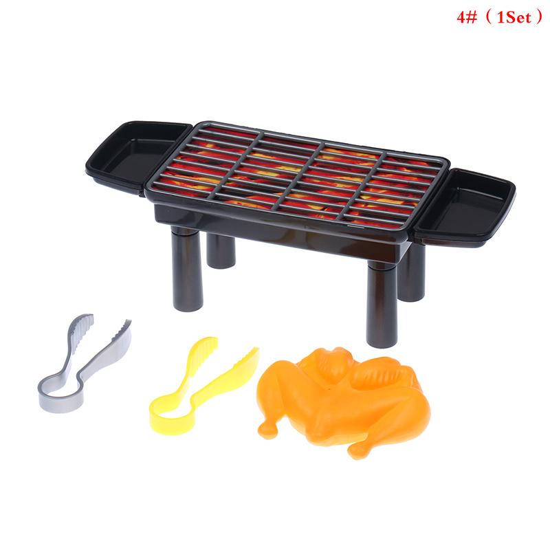 1Pcs Kids Dollhouse Oven Toy 1:12 Simulation Kitchen Bbq Grill Miniature Oven Model Kid Funny Pretend Play Toys For Children
