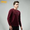 JEEP Men's Fleece Lined Round Neck Sweater