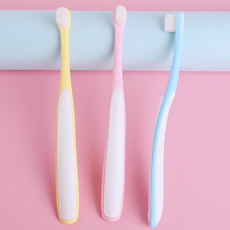 Dog Toothbrush Dog Teeth Cleaning Dense Hair Pet Toothbrush Small Head Dogs Toothbrushes Comfortable Handle Pet Toothbrushes
