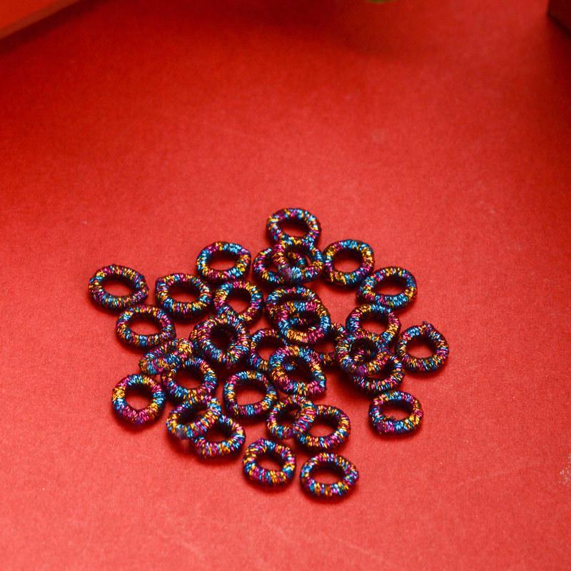 Colorful Gold Wire Coil Bracelet Rings for DIY Jewelry & Hand Rope Accessories