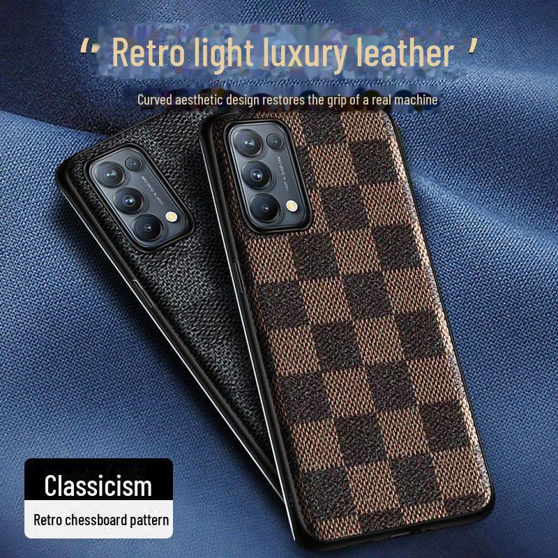 

OPPO Reno 5 Pro/Reno 5/Reno 5K Checkered Pattern Protective Case Reno5 Pro+ 5G