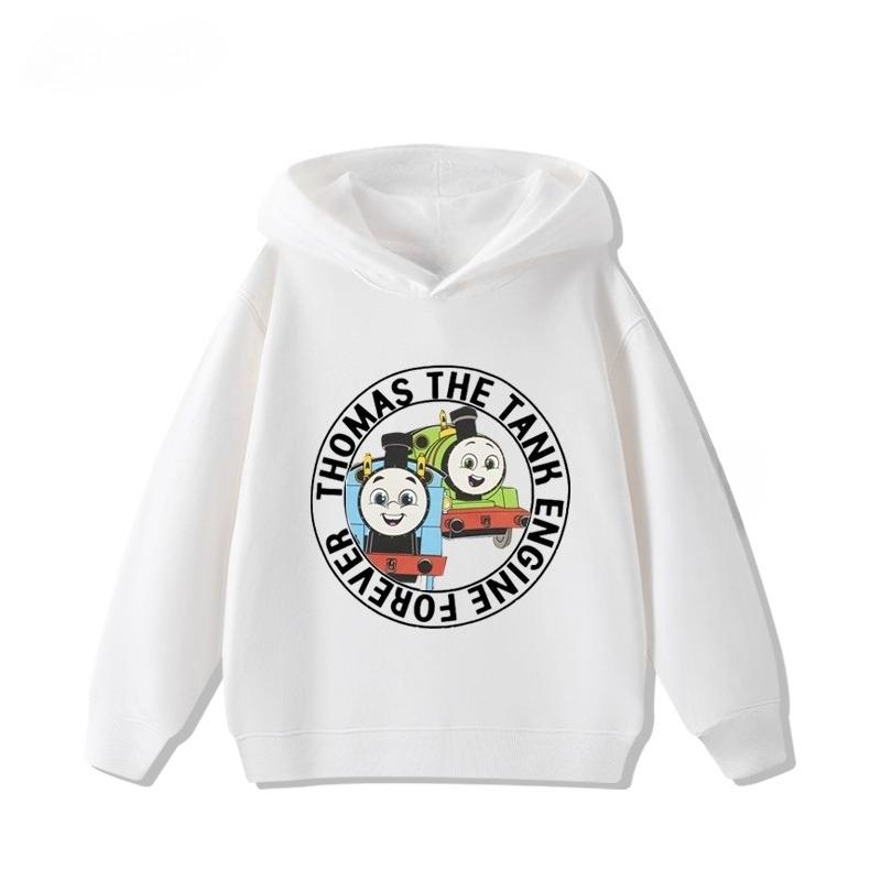 Thomas die kleine Lok Zeichentrick Kinder-Hoodies für Jungen und Mädchen, Neu Herbst und Winter Warm, Bequeme und Weiche Hoodies