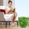 Artificial Topiary Ball Non-Fading Artificial Plant Ball UV Resistant Fake Plant Sphere Faux Grass Decor For Garden Backyard