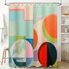 Colorful Modern Bathroom Shower Curtain Waterproof Decor for Home Decorations Various Sizes Available