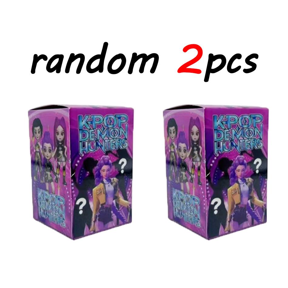 Anime Kpop Demon Hunters Figure Model Toy  Peripherals Blind Box for Kids Collection Figurines South Korea Fan Gifts