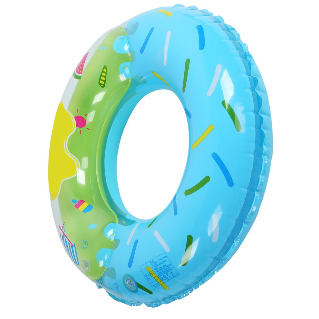 90cm Kids Swimming Circle Rings Thicken PVC Inflatable Pool Float Tube Ring for Boys Girls