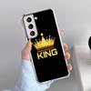 Cute Mom Queen Princess Case For Samsung Galaxy S22 S20 FE S21 Plus S10 S9 Note 20 9 10 Lite Transparent Soft Phone Cover