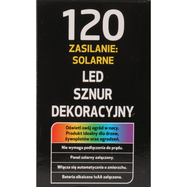 Christmas tree lights 120 LED solar cool white