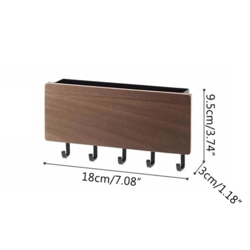 Wall Hanging Key Hanger Holder Wall Organizer Rectangle Key Rack Hooks Coat Hooks Home Decoration Coat Hanger