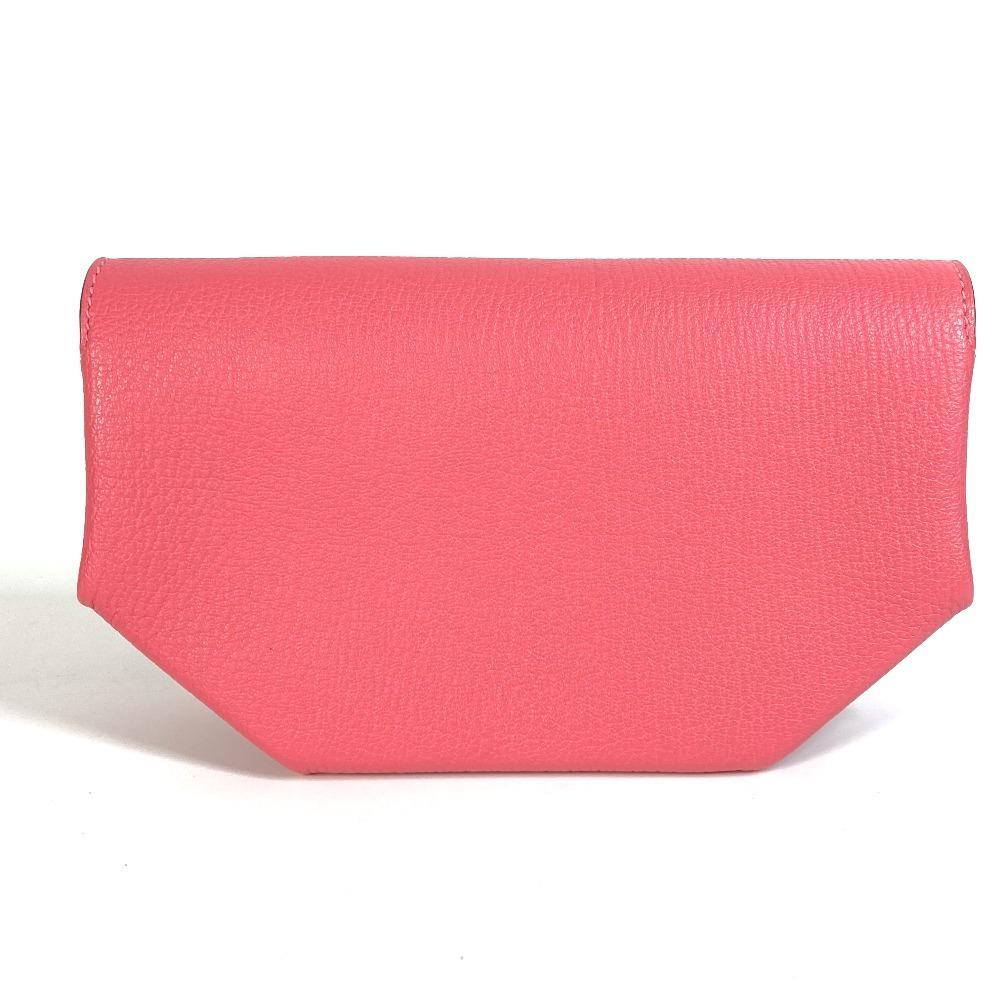 Hermes Opry Clutch Tasche Beutel Klappe Clutch Tasche Chevre Rose azare pink