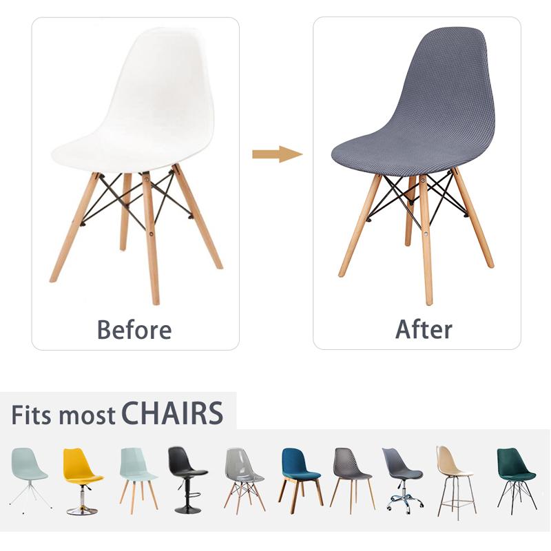 1/2/4/6 buc din material polar fleece husă scaun bar huse scaun lavabil detașabil fără brațe huse pentru banchet acasă hotel