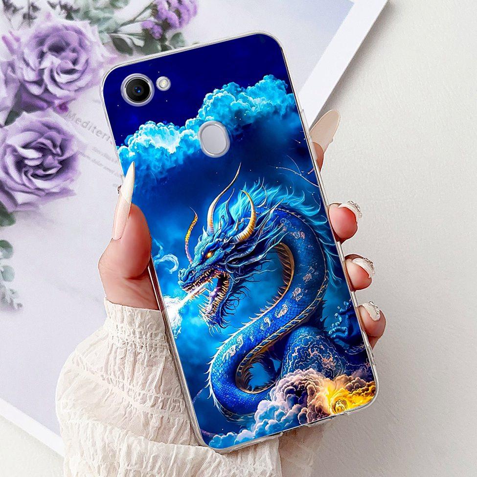Clear For Oppo F7 Case Kawaii Cute Cat Fashion Flower Funny Luxury Painted Soft Back Cover For OppoF7 Phone Case CPH1821 CPH1819