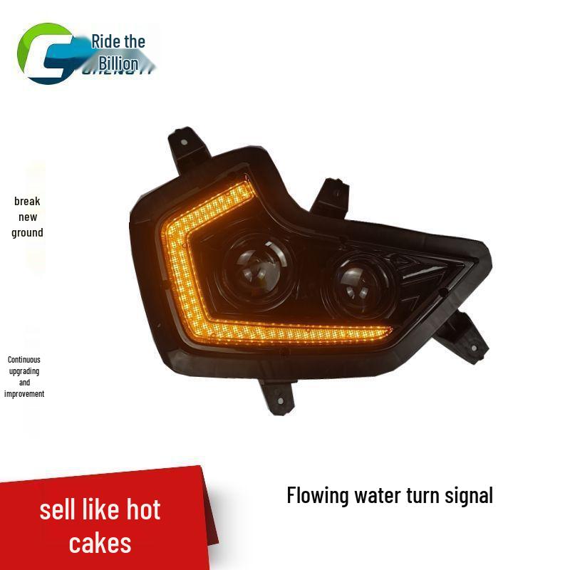 JAC Gallop A5W Super Bright All-LED Dual Projector Front Headlight with Sequential Turn Signal Left Headlight (Driver Side)