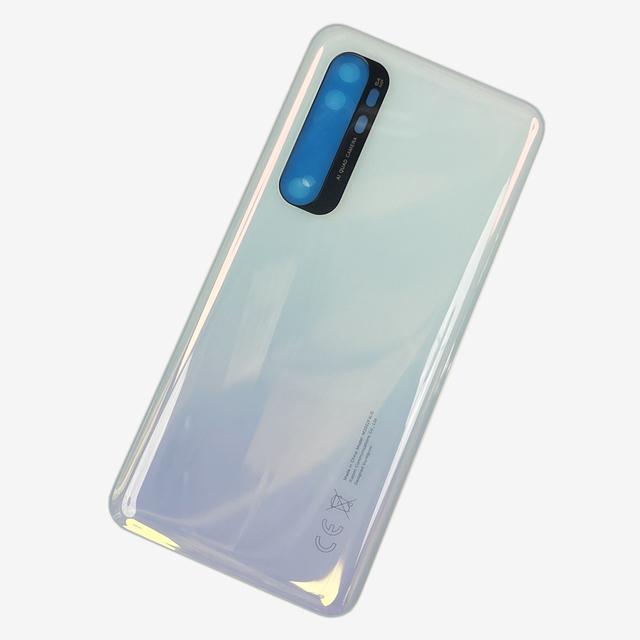 Original New For Xiaomi Mi Note 10 Lite Battery Cover Back Glass Panel Rear Housing For Mi Note 10 Lite Back Battery Cover
