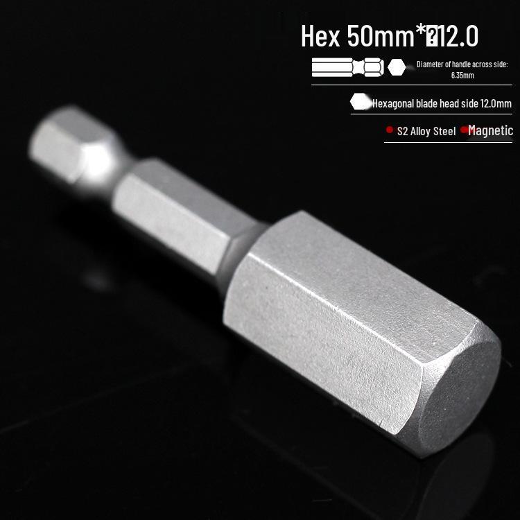 S2 Hexagon Magnetic Impact Driver Bit Set for Electric Screwdrivers