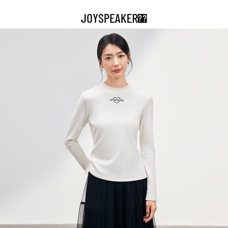 JOY SPEAKER Women's Striped Long Sleeve Slim Fit T-shirt