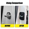 Black Silicone Car Door Lock Cover Damper Buffer Pad Auto Latch Shock Absorber Gasket Anti Noise Protection Sticker Styling Part
