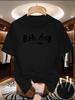 Summer Unisexs Casual Loose Plus Letter Printed Round Neck Short Sleeved Tshirt Top High Street Unisex Style