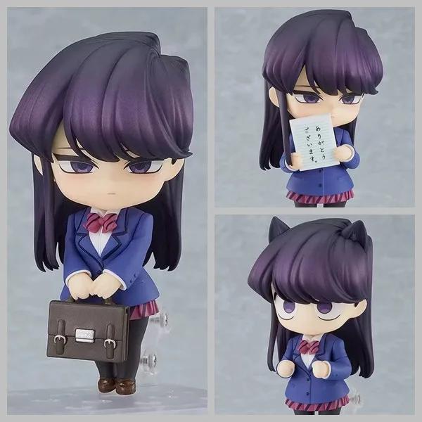 10cm Komi Shoko Komi-san wa Komyushou Desu 1853# 1853 Anime Figurine Action Figure Toys Doll Collection Christmas Gift With Box