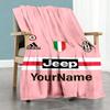 Juventus Personalized Text Blanket Gift Personalized Blanket Ultra-Soft Versatile for Livingroom Office Seaside Living Room Four Seasons Multipurpose