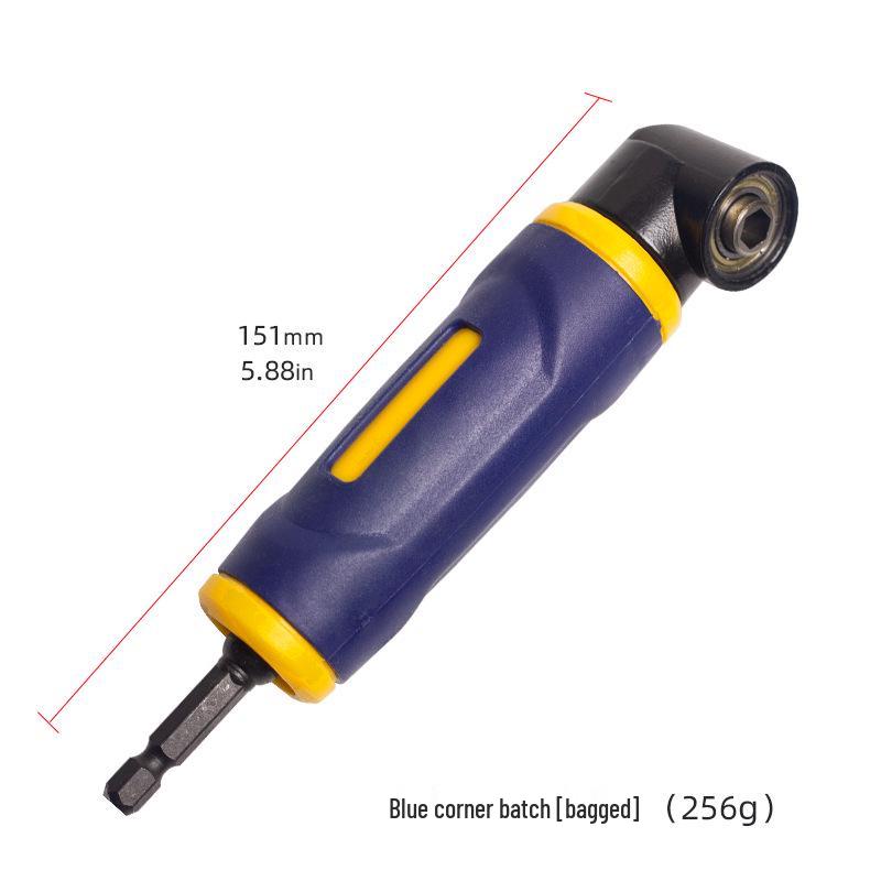 GeiBei 105° Bend Screwdriver Direction Changer with Hex Shank for Electric Drills