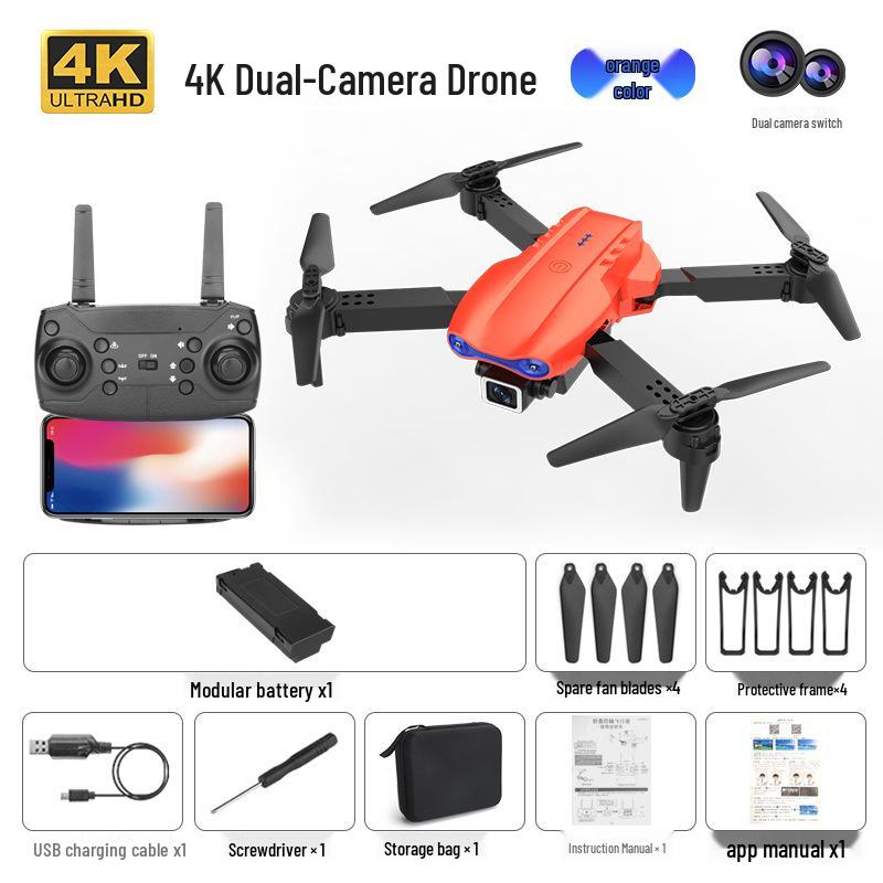 K3 4K Dual Camera Folding Drone Quadcopter HD Aerial Photography Remote Control E99Pro E88