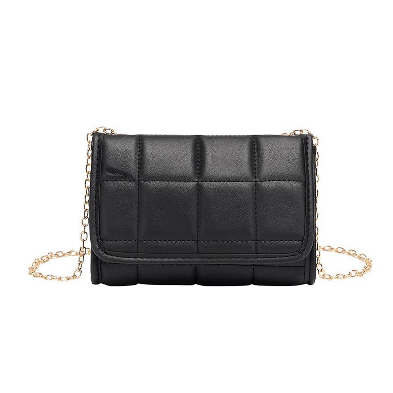 Bag Women's Casual Fashion One Shoulder Crossbody Chain Small Square Bag A New Bag Cover Type Women's Bag