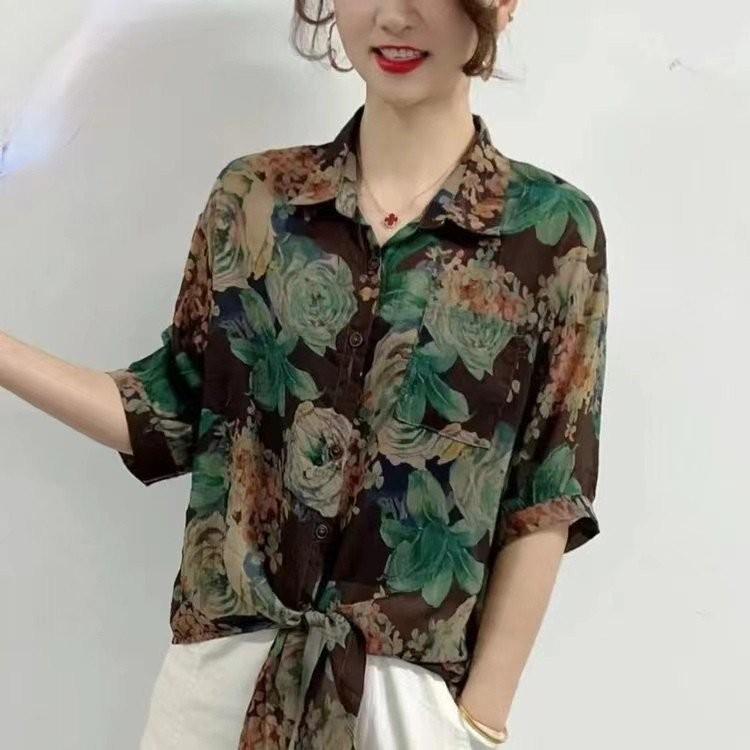 2026 Spring/Summer Retro Artistic Cotton Linen Square Neck Long Sleeve Shirt - Women's Loose, Versatile, Slimming Spring Top