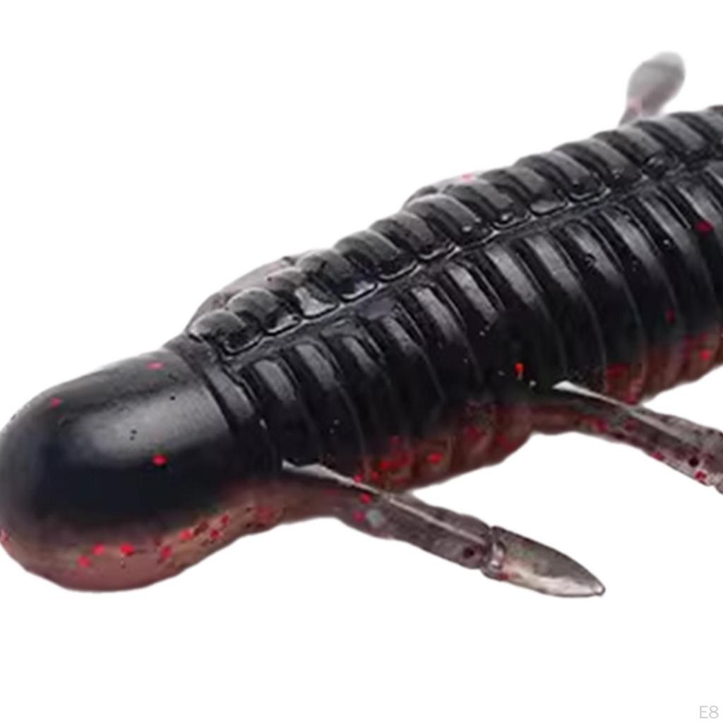 8Pcs Soft Fishing Lures Accessories Saltwater Lifelike Gear Vivid Simulation Artificial
