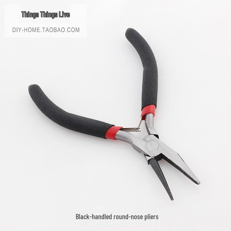 DIY Jewelry Making Tool Set: Chain Cutters, Needle Bending Pliers, Round Nose, Pointed Nose, Angled Nose, Cutting, and Hand Pliers.