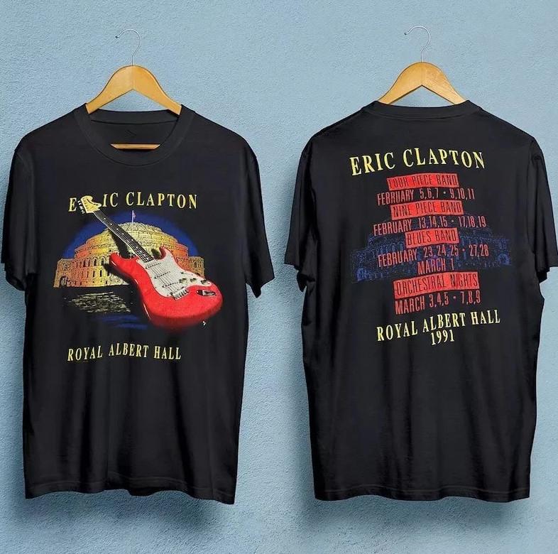 

Vintage Eric Clapton Tour 2 sided Unisex T-Shirt All Size GE379 Unisex T-Shirt L