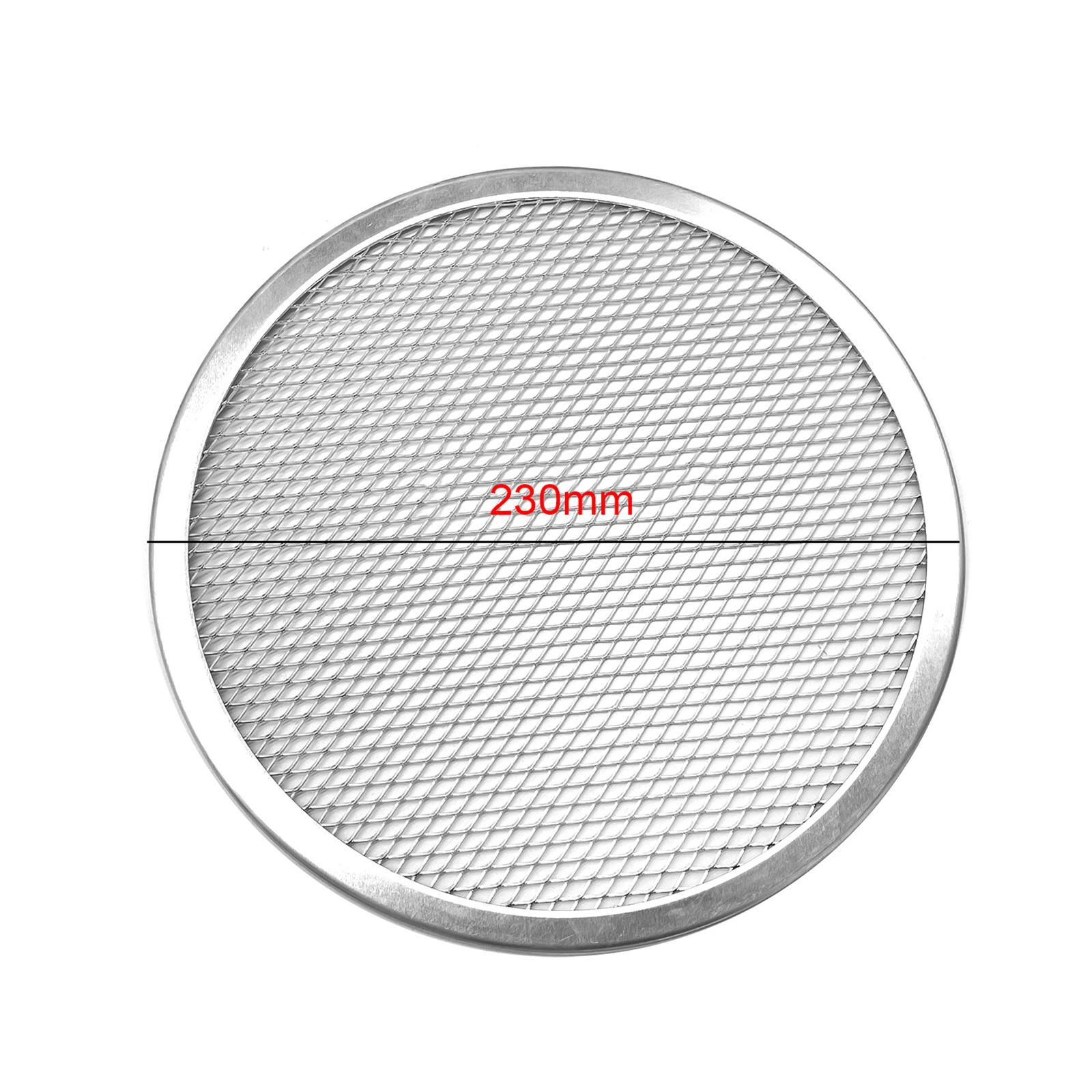 6-20 Inch Pizza Screen Pan Metal Net Non Stick Baking Tray New Seamless Aluminum Alloy Metal Net Bakeware Kitchen Pizza Tools A3