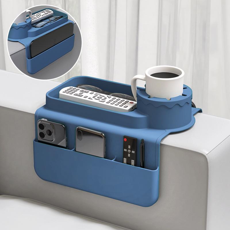 Multi-functional Silicone Sofa Armrest Cup Holder for Drinks