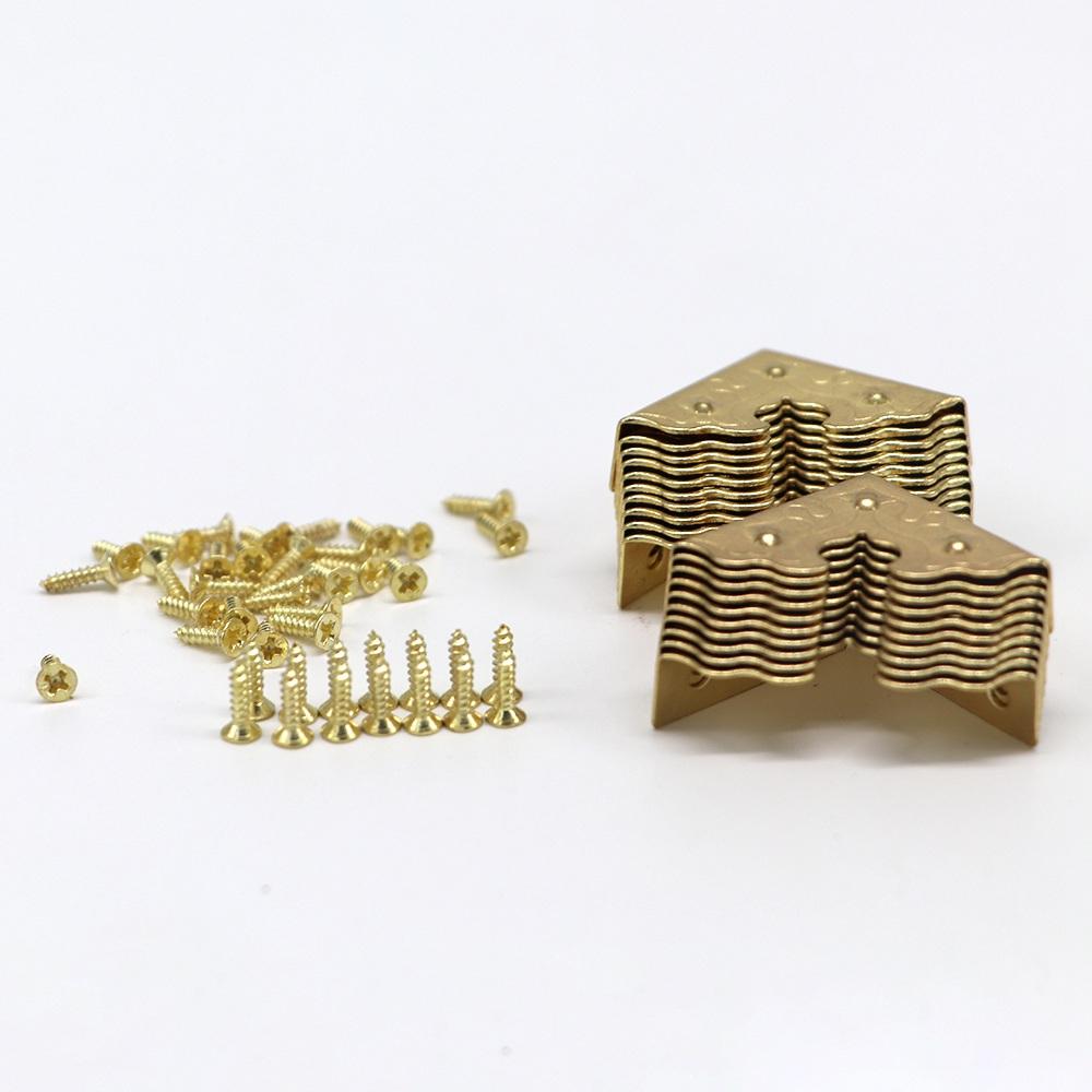 Decorative Metal Crafts Jewelry Box Corner Protector for Furniture Corner Foot Corner Brackets