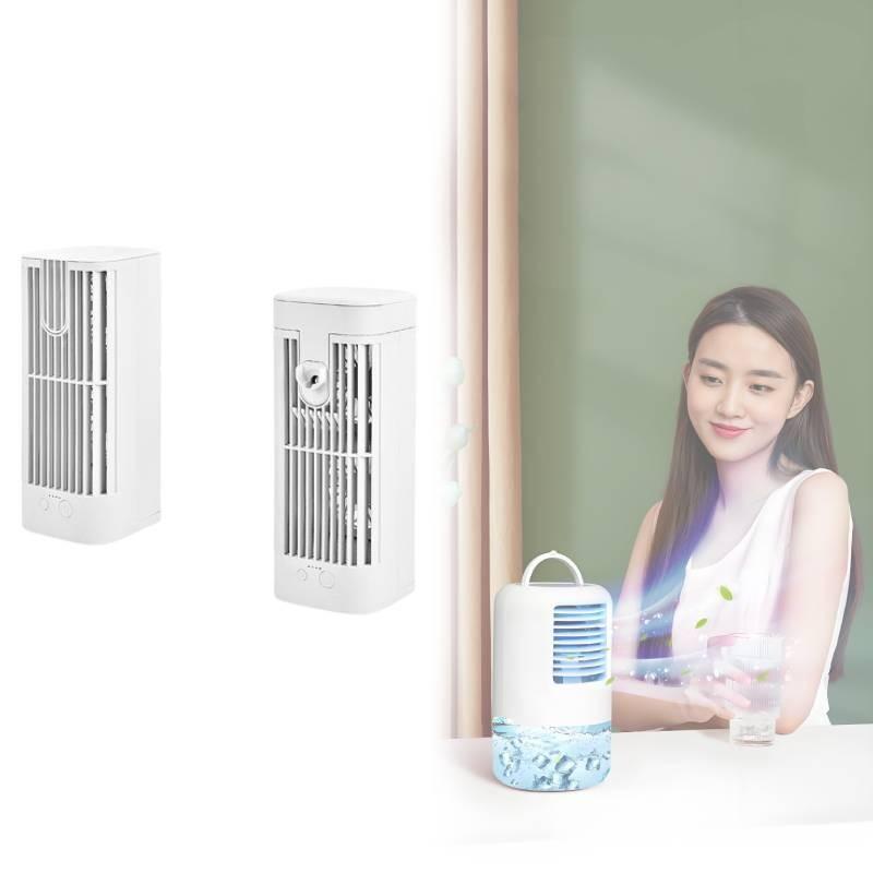Desktop Air Conditioner Fan With Water Spray Cooling For Home Office Use